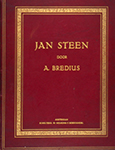 Jan Steen (Book Cover) / door A. Bredius ; met honderd platen bevattende 101 afbeeldingenin photogravure van zijne beste werken