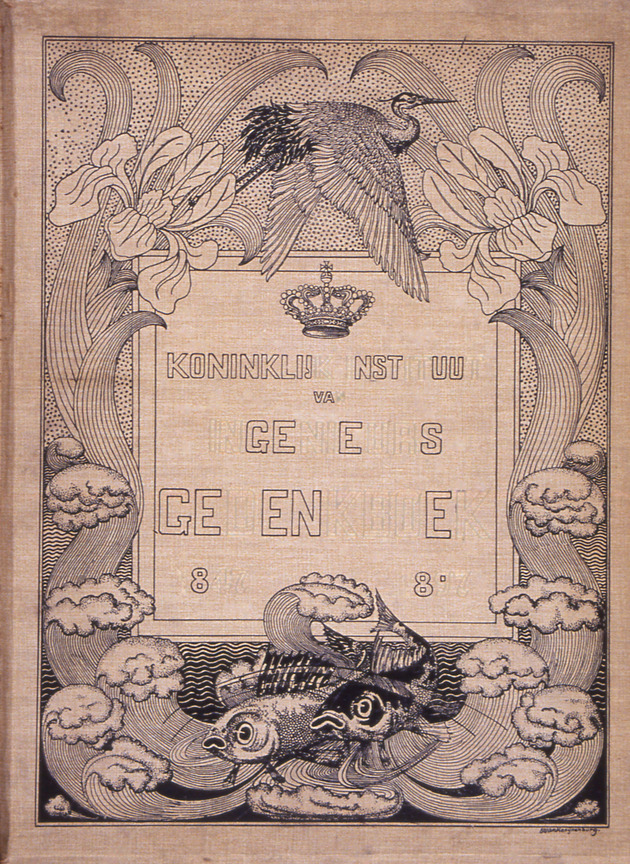 Gedenkboek : uitgegeven ter gelegenheid van het vijftigjarig bestaan van het Koninklijk Instituut van Ingenieurs, 1847-1897. (Book Cover) - Front Cover