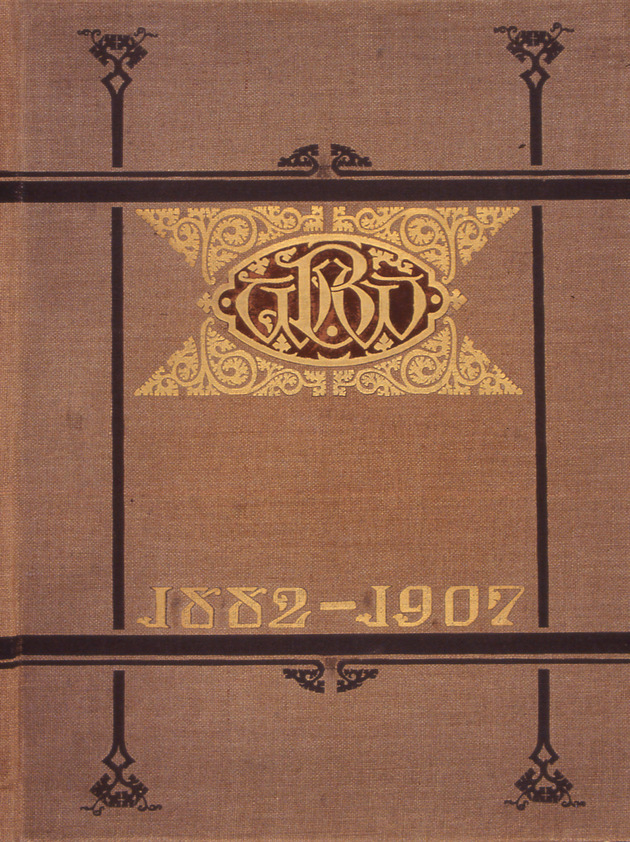 W.B.W., 1882-1907. (Book Cover) - Front Cover