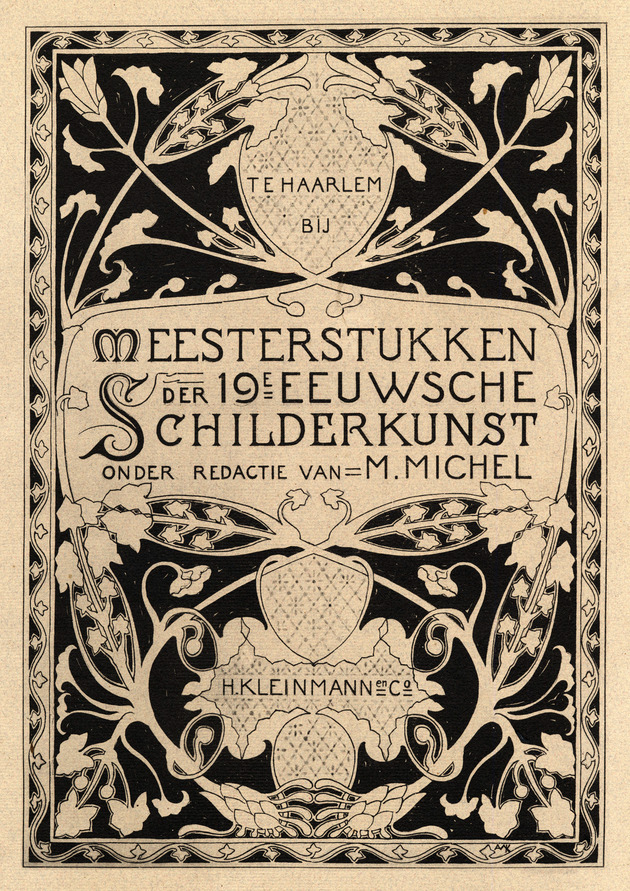 Meesterstukken der XIX Eeuwsche Schilderkunst (Book Cover) / onder redactie van M. Michel - No. 1: Variant 1