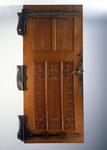 [Door from the study in the residence of Ferdinand Kranenburg, Keizersgracht, Amsterdam, Netherlands, ca. 1900]