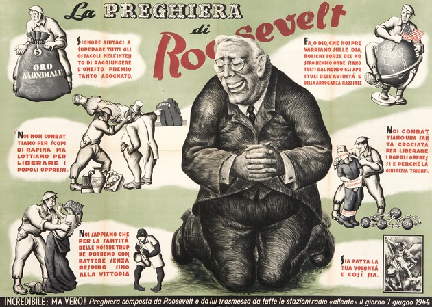 Poster, La preghiera di Roosevelt [Roosevelt's Prayer], 1944