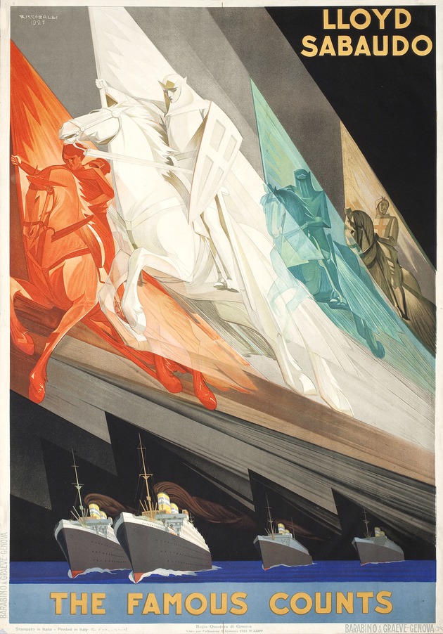 Poster, The Famous Counts, 1927