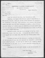 Correspondence and records relating to the chevelier corporation and the hopkins/chevelier tract, 1916-1920.
