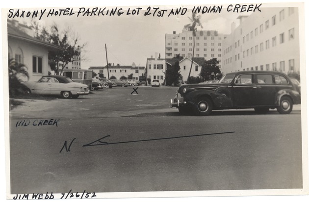 Saxony Hotel parking lot