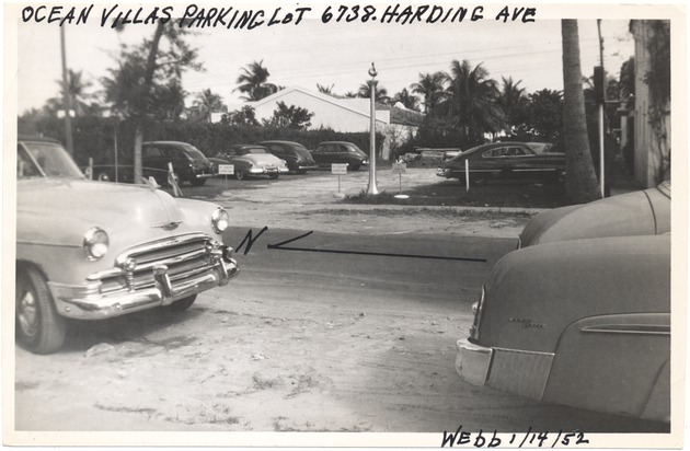 Parking lot on Harding Ave