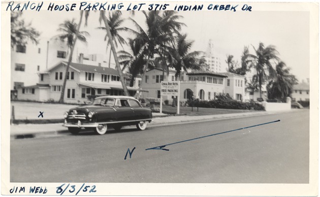 Coral Reef Hotel parking lot