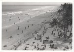 Beach goers enjoying Miami Beach