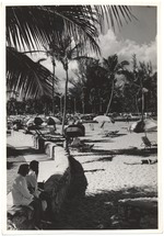Lummus Park rock wall and beach