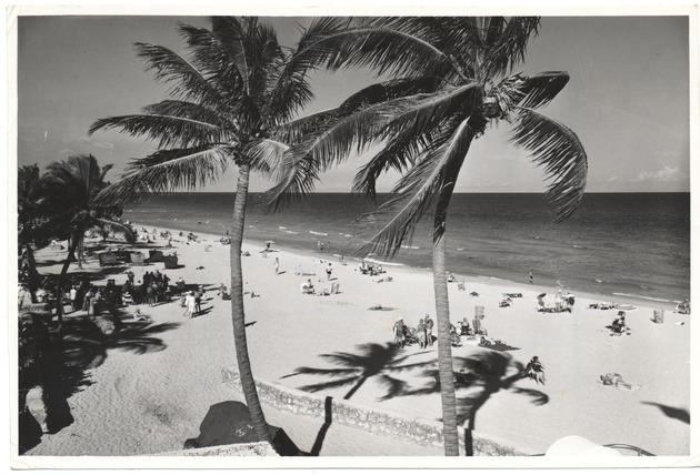 Promotional Beach Scene of Miami Beach