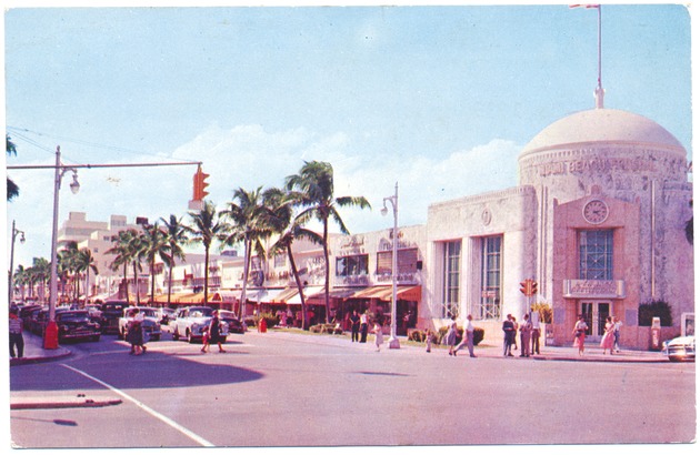 Lincoln Road street views, 1955 - Postcard, recto: Lincoln Road, 1955