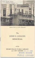John S. Collins Memorial of the Miami Beach Public Library and Art Centre