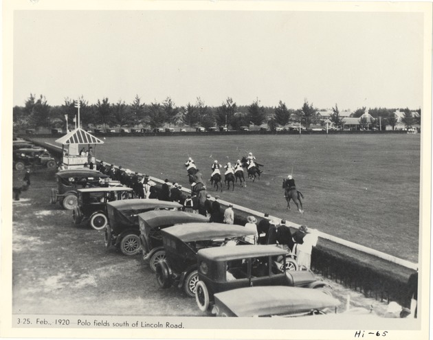 Polo fields south of Lincoln Road.
