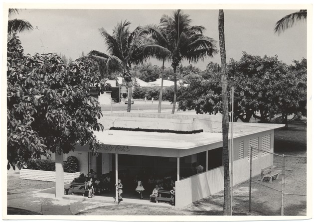 Miami Beach park scenes - Photograph, recto: [Polo Park, March 1957]
