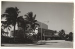 Exterior and interior of the Miami Beach Auditorium and Miami Beach Convention Center, ca. 1960