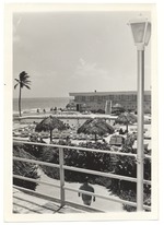Miami Beach pool and cabanas