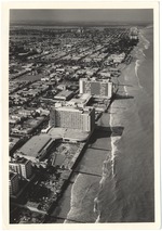Looking north from Sixty-seventh Street showing the Sherry Frontenac, Deauville, and Carillon Hotels as well as North Beach