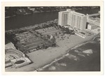 Den Roc Hotel parking lot and the Mimosa Hotel