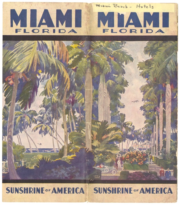 Miami, Florida. Sunshrine of America - Cover: Miami Florida. Sunshrine of America