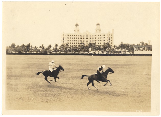 Old Nautilus Hotel and Polo Grounds, 1928