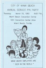 City of Miami Beach Annual Service Pin Party