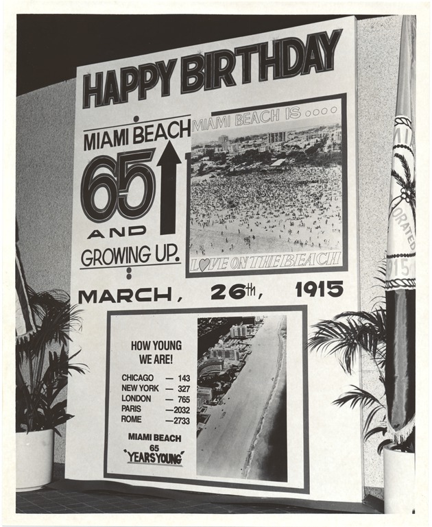 Miami Beach’s 65th Birthday