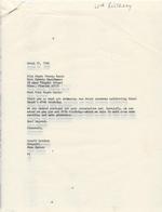 Thank You Letters from Harold Gardner to Attendees of  City of Miami Beach's  65th Birthday Celebration