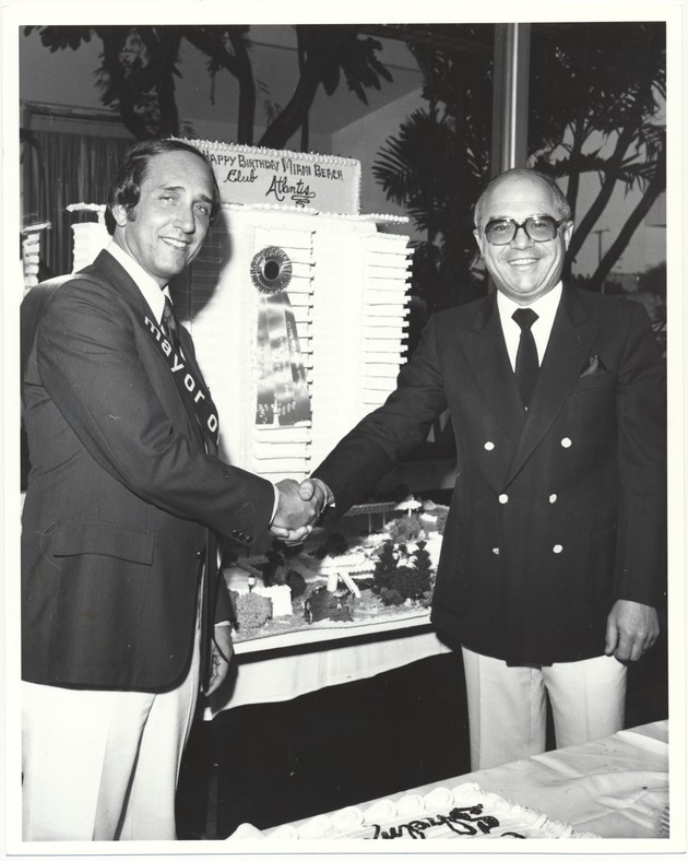 Mayor Norman Ciment and Chaim Wiener
