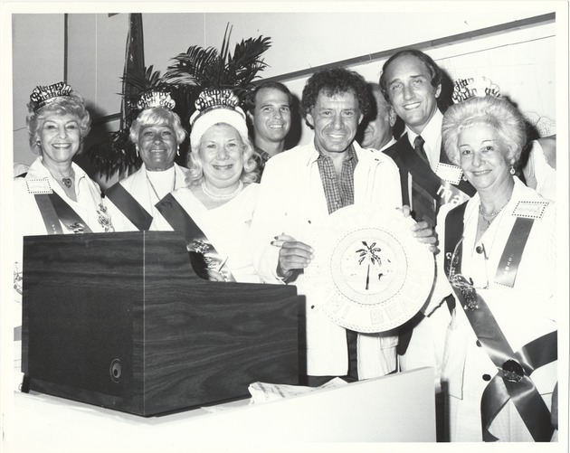 Eddie Fisher celebrating Miami Beach's birthday