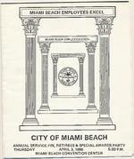 City of Miami Beach Annual Service Pin, Retirees & Special Awards Party