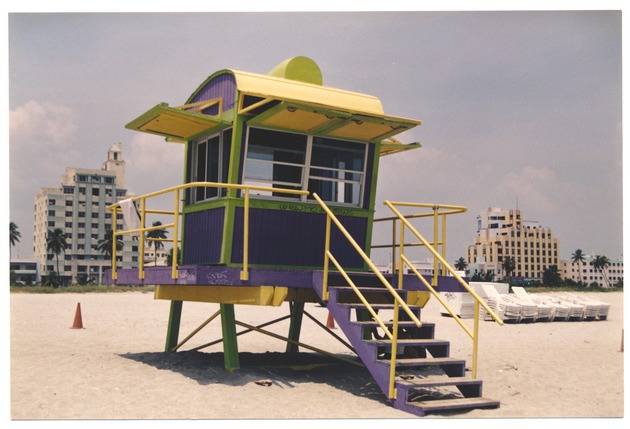 The Duck Lifeguard stand on Miami Beach - 