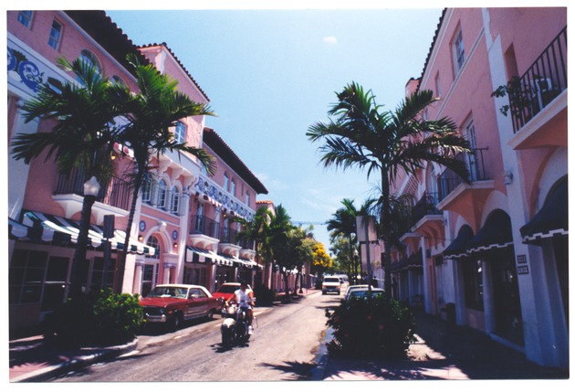 Miami Beach Street Scene, Espanola Way - 