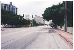 Miami Beach Street scene at the intersection between Island Ave and unidentified street, Miami Beach