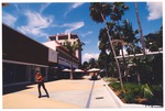 Lincoln Road looking west from Meridian Avenue. The Van Dyke Hotel in the back