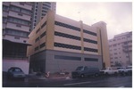 Miami Beach Apartment buildings and parking lot in front