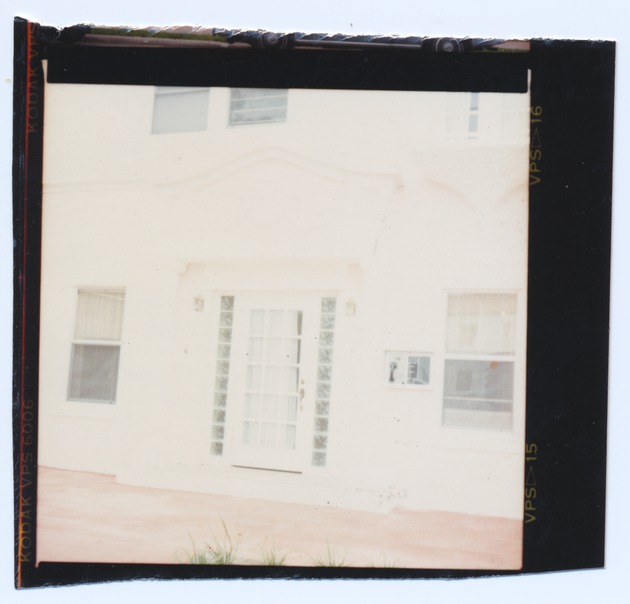 Miami Beach Front door of apartment building - 