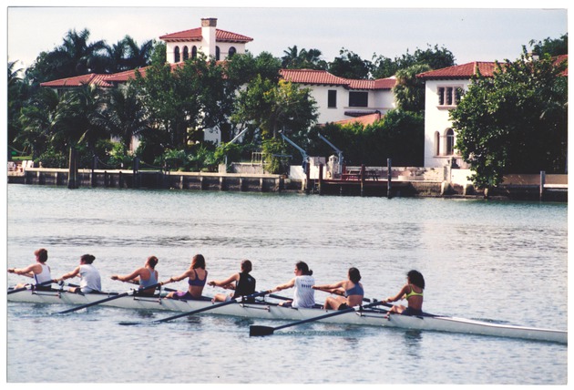 Rowers on Indian Creek - Recto Photograph
