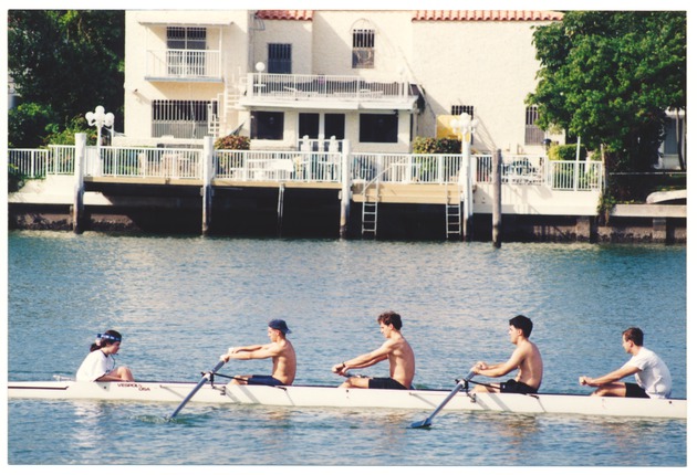 Four Rowers on Indian Creek - 