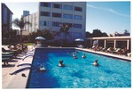 Guests in Flamingo Hotel pool
