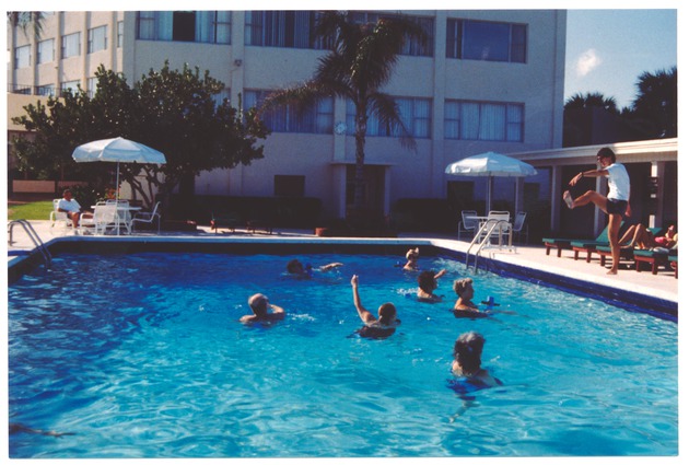 Guests in Flamingo Hotel pool - 