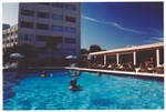Guests in Flamingo Hotel pool