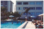 Guests in Flamingo Hotel pool