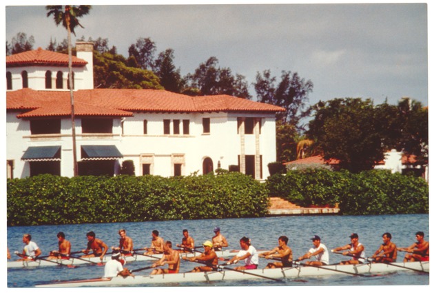 Two crew boats on Indian Creek - 