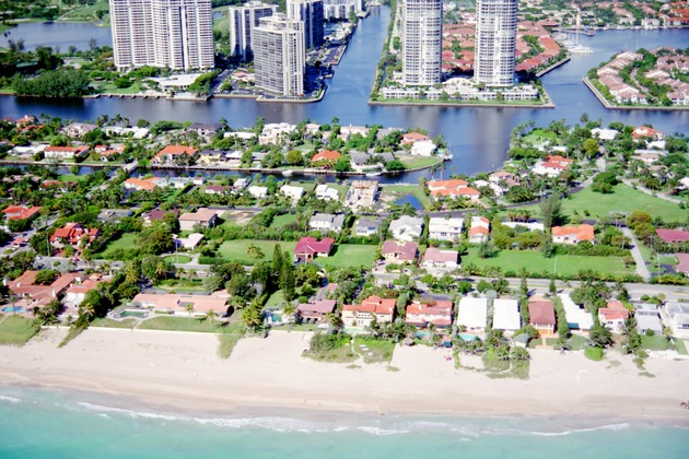 Aerial view of Aventura