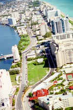 Aerial view of Allison Island