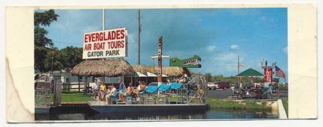 Gator Park Everglades Air Boat Tours Advertisement