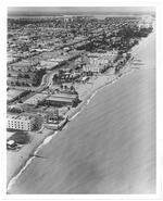 Aerial view of Miami Beach, looking north from Seventy-first Street