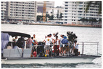 Boat scene during film shoot on Star Island