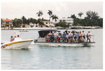 Boat scene during film shoot on Star Island