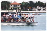 Boat scene during film shoot on Star Island